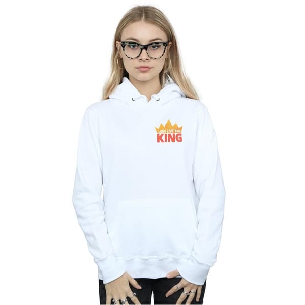 Disney Womens/Ladies The Lion King Movie Long Live Breast Print Hoodie