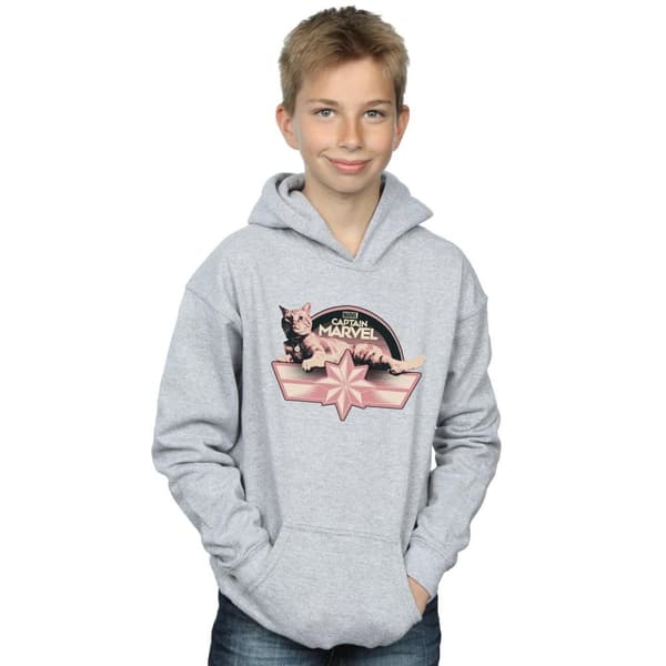 Marvel Boys Captain Marvel Chillin Goose Hoodie