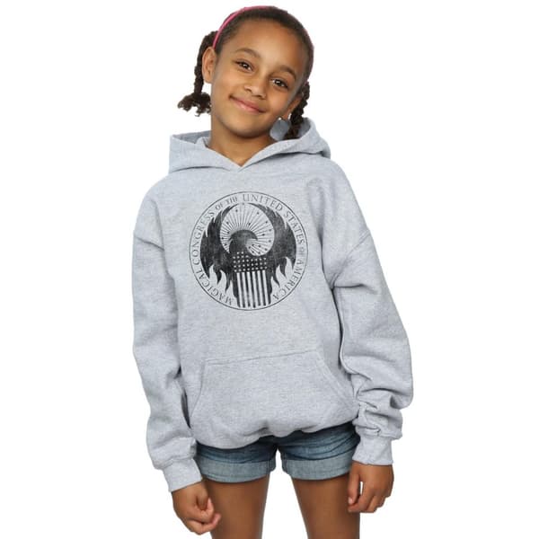 Fantastic Beasts Girls Distressed Magical Congress Hoodie