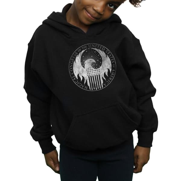 Fantastic Beasts Girls Distressed Magical Congress Hoodie