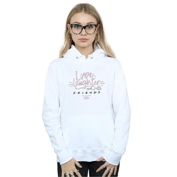 Friends Womens/Ladies Love Laughter Hoodie