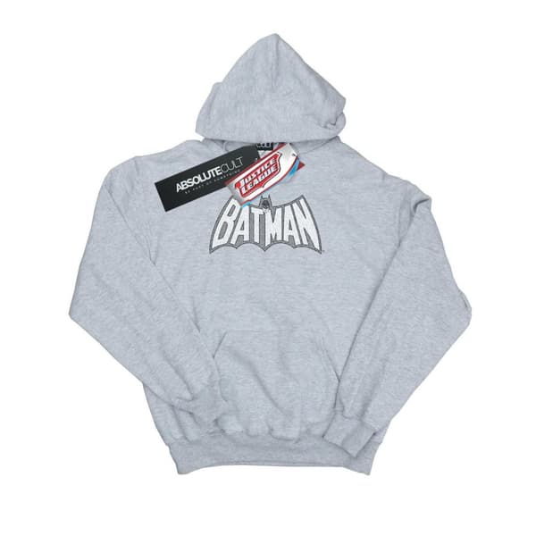 DC Comics Womens/Ladies Batman Retro Crackle Logo Hoodie