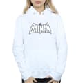 Pikkukuva 3 / 5: DC Comics Womens/Ladies Batman Retro Crackle Logo Hoodie