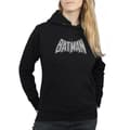 Pikkukuva 3 / 5: DC Comics Womens/Ladies Batman Retro Crackle Logo Hoodie