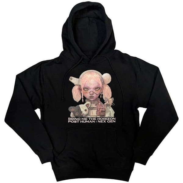 Bring Me The Horizon Unisex Adult Post Human  Nex Gen Cover Hoodie