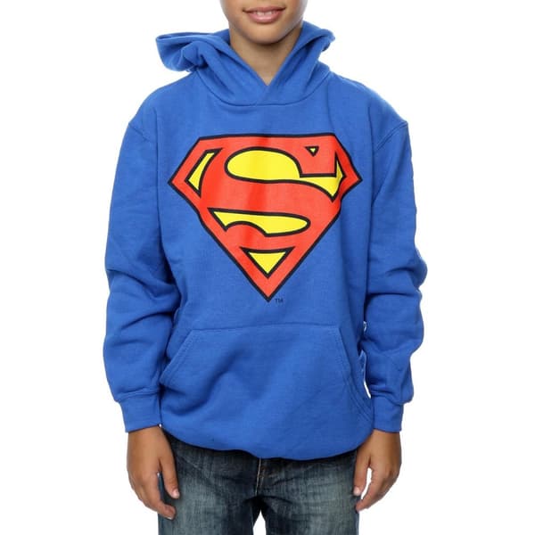 DC Comics Boys Superman Logo Hoodie