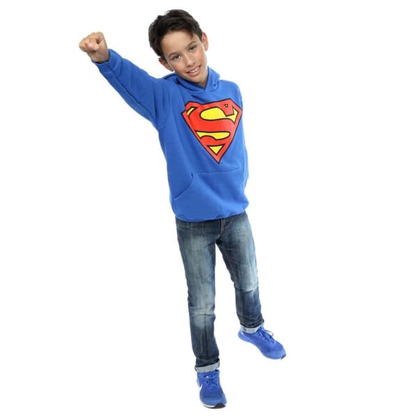 DC Comics Boys Superman Logo Hoodie