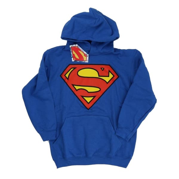 DC Comics Boys Superman Logo Hoodie