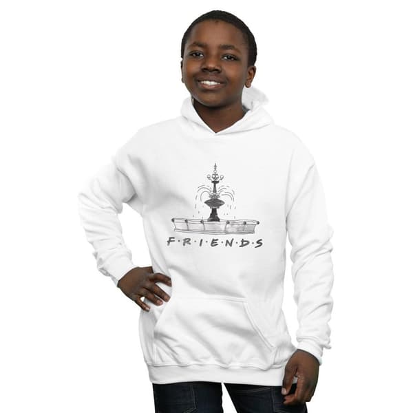 Friends Boys Fountain Sketch Hoodie