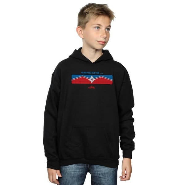Marvel Boys Captain Marvel Sending Hoodie
