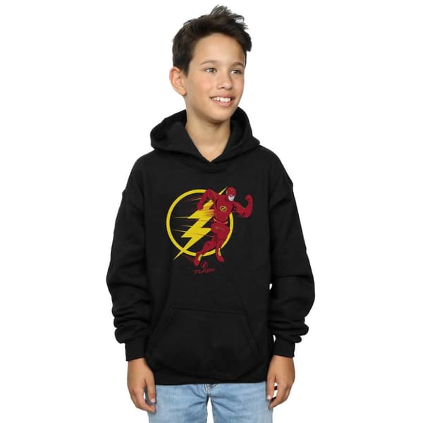 DC Comics Boys The Flash Löpning Emblem Hoodie
