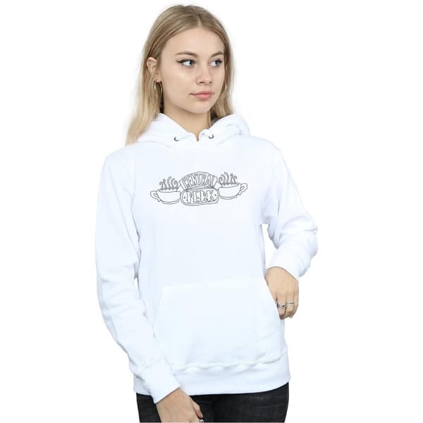 Friends Womens/Ladies Central Perk Outline Hoodie