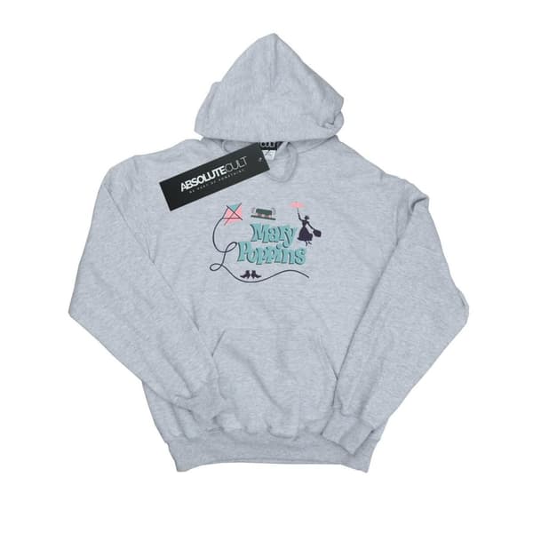 Disney Kvinnor/Ladies Mary Poppins Logo Hoodie