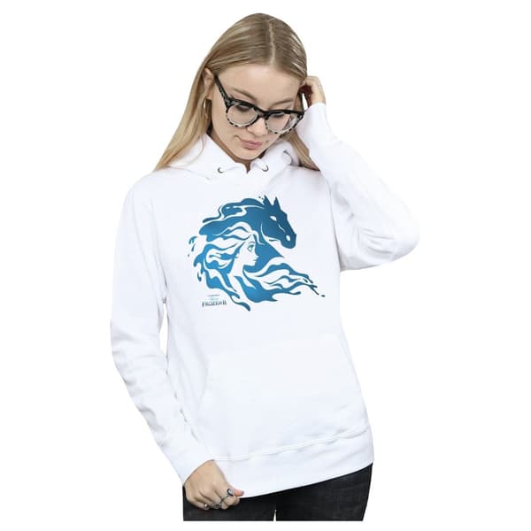 Disney Kvinnor/Damer Frozen 2 Nokk Silhouette Hoodie