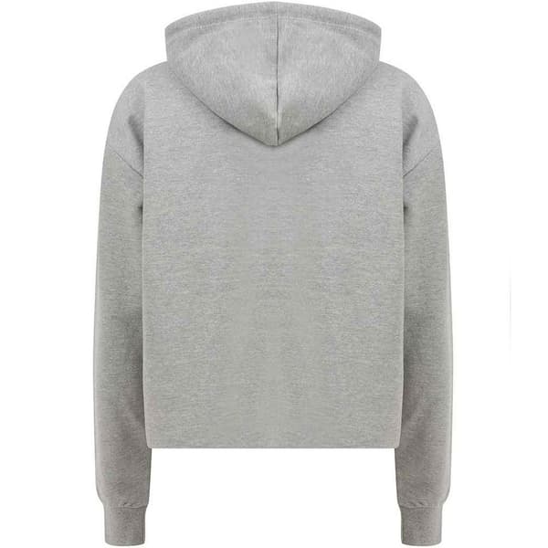 SF Kvinnor/Damer Slounge Plain Heather Crop Hoodie