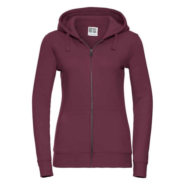 Russell Kvinnor/Damer Authentic Hoodie med full dragkedja