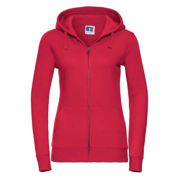 Russell Kvinnor/Damer Authentic Hoodie med full dragkedja