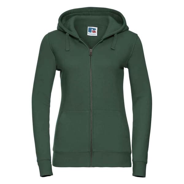 Russell Kvinnor/Damer Authentic Hoodie med full dragkedja