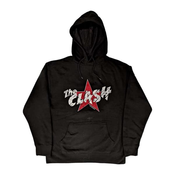 The Clash Unisex-huvtröja med stjärnlogga för vuxna