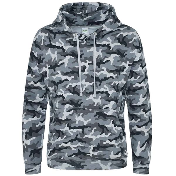 Awdis Mens Camouflage Hoodie