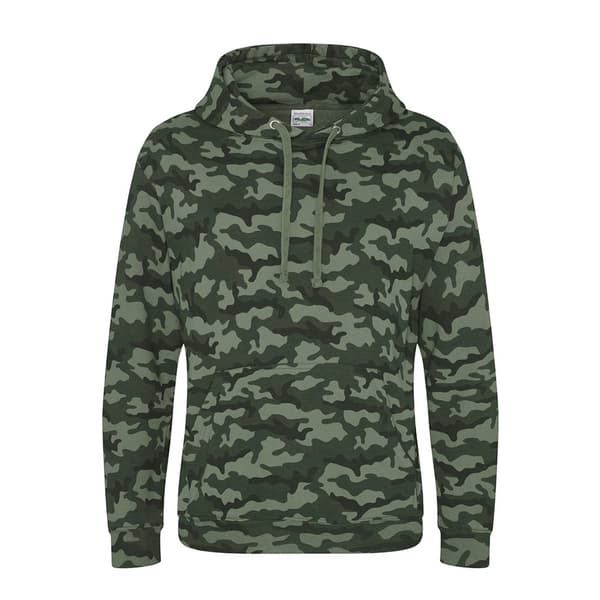 Awdis Mens Camouflage Hoodie