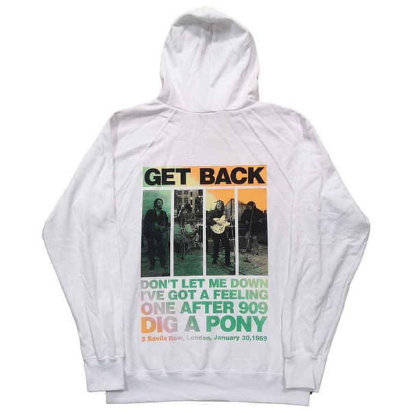 The Beatles Unisex Adult 3 Savile Row Cotton Hoodie