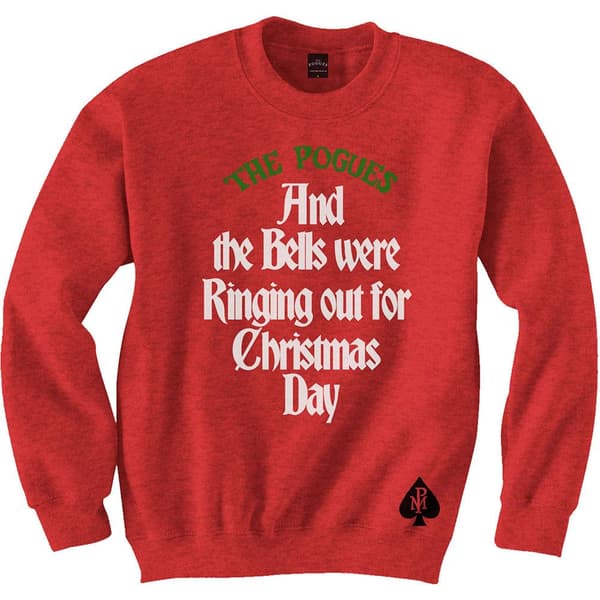 The Pogues Unisex Adult Bells Were Ringing Out Sweatshirt i bomull