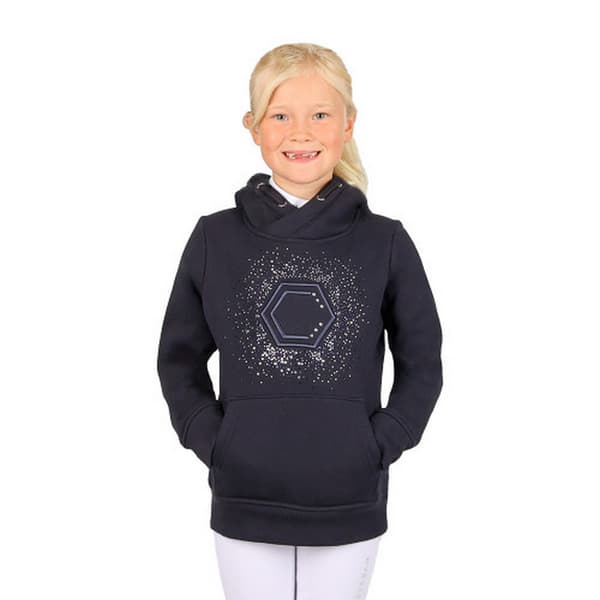 Coldstream Childrens/Kids Next Generation Swanlaws Diamante Hoodie Navy 7-8 Years