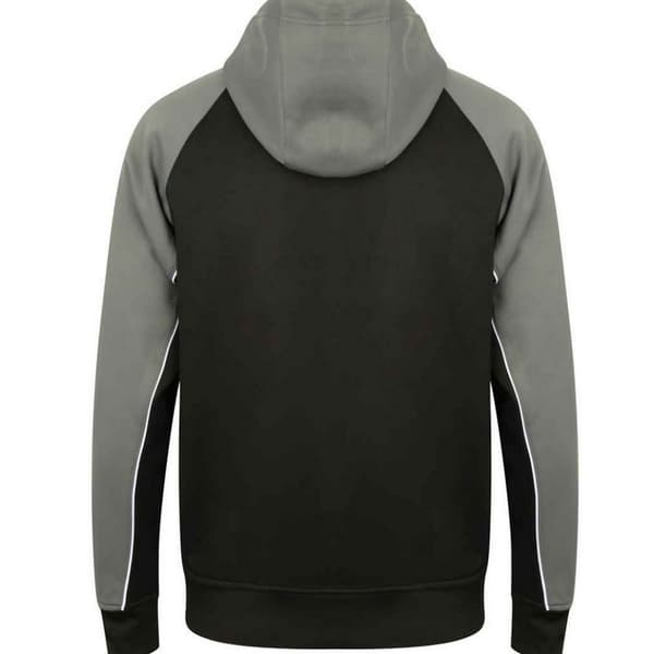 Finden & Hales Mens Panelled Sports Full Zip Hoodie