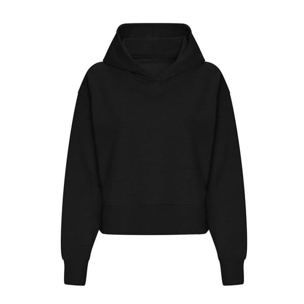 Awdis Huvtröja med avslappnad passform för damer/damer Deep Black XS