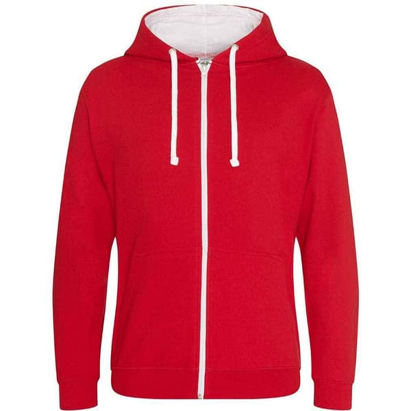 Awdis Varsity-hoodie med hel dragkedja för herrar