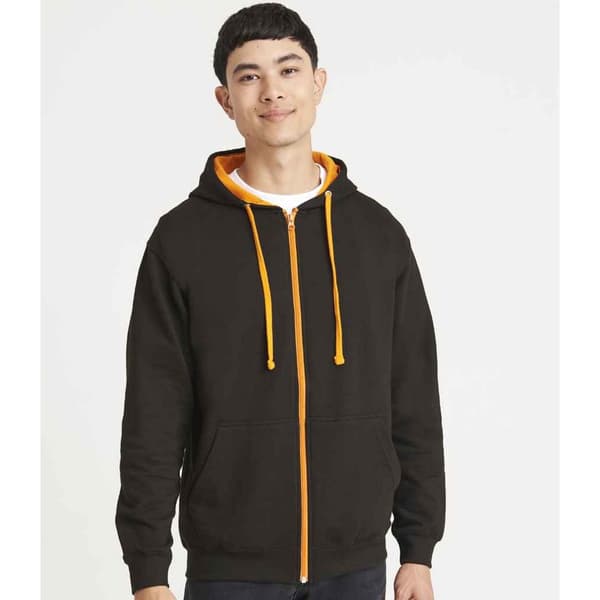 Awdis Varsity-hoodie med hel dragkedja för herrar