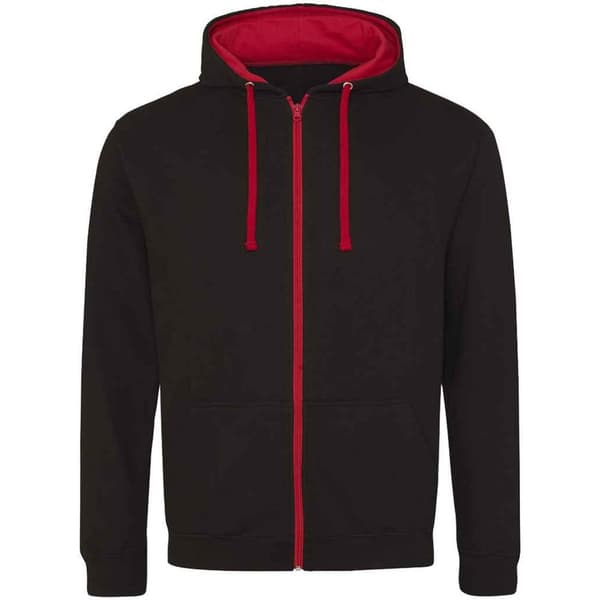 Awdis Varsity-hoodie med hel dragkedja för herrar