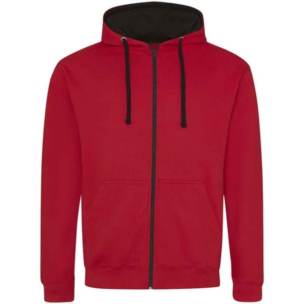 Awdis Varsity-hoodie med hel dragkedja för herrar
