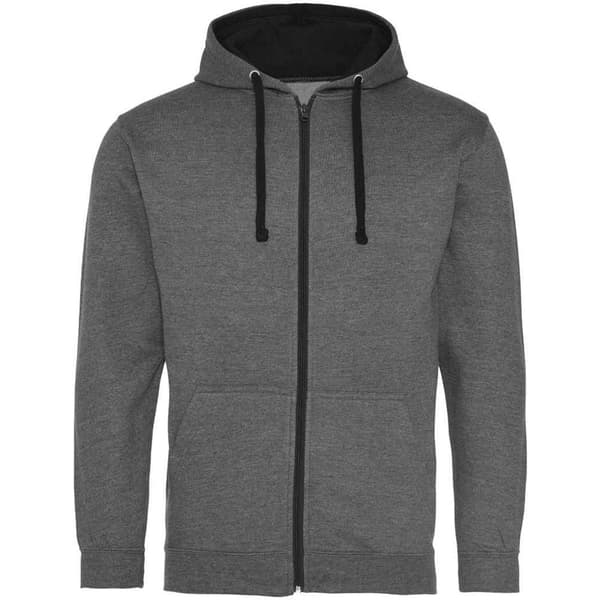 Awdis Varsity-hoodie med hel dragkedja för herrar