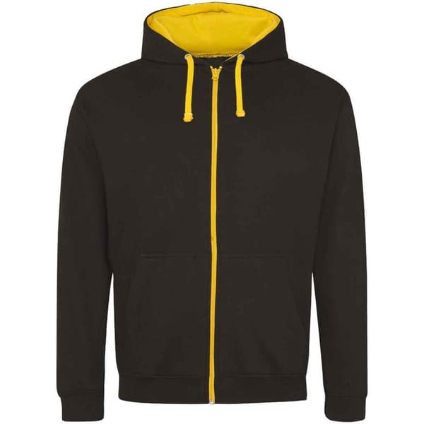 Awdis Varsity-hoodie med hel dragkedja för herrar