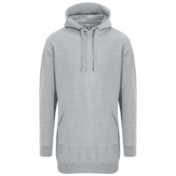Awdis Womens/Ladies Heather Relaxed Fit Hoodie Dress