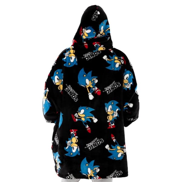 Sonic The Hedgehog Mens Hoodie Blanket