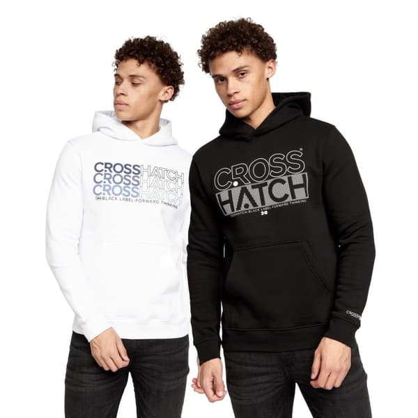 Crosshatch Englow Hoodie för herrar (2-pack)