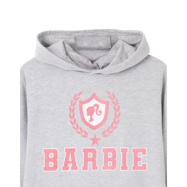 Barbie Womens/Ladies Collegiate Logo Marl Hoodie
