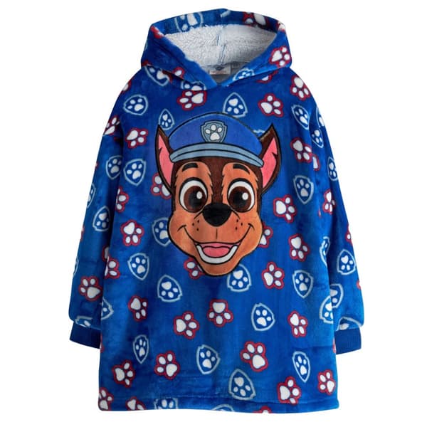 Paw Patrol Boys Chase Hoodie Blanket Blue 6-8 Years