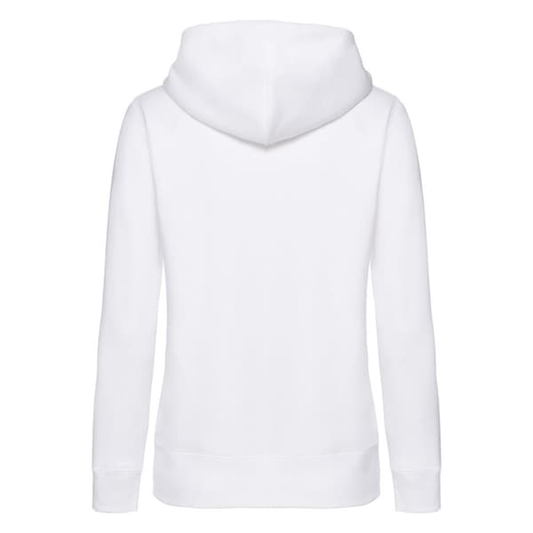 Fruit of the Loom Dam/Lady Premium Hoodie med huva och passform för damer