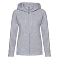 Miniatyrbild 1 av 3: Fruit of the Loom Dam/Lady Premium Hoodie med huva och passform för damer