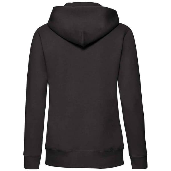 Fruit of the Loom Dam/Lady Premium Hoodie med huva och passform för damer