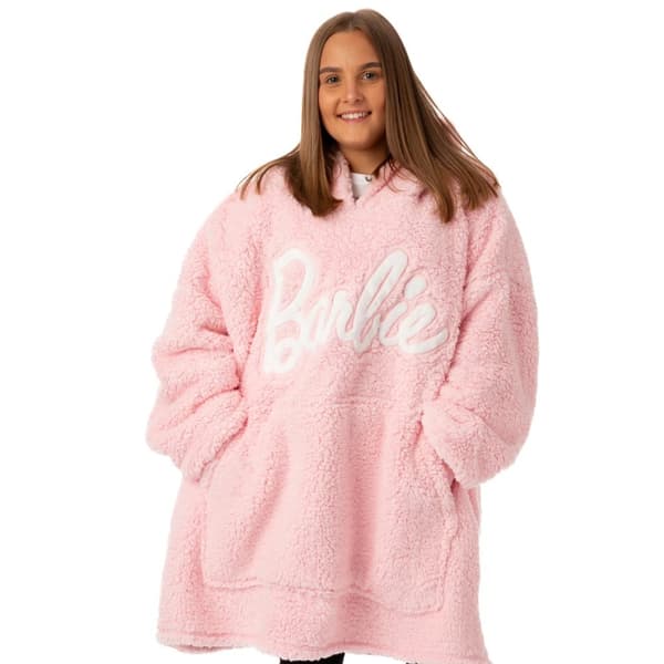 Barbie Sherpa-huvtröja med filt för damer/kvinnor