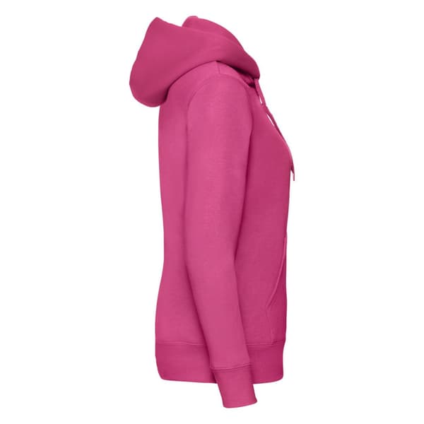 Fruit of the Loom Dam/Lady Lady Fit Huvtröja med hel dragkedja