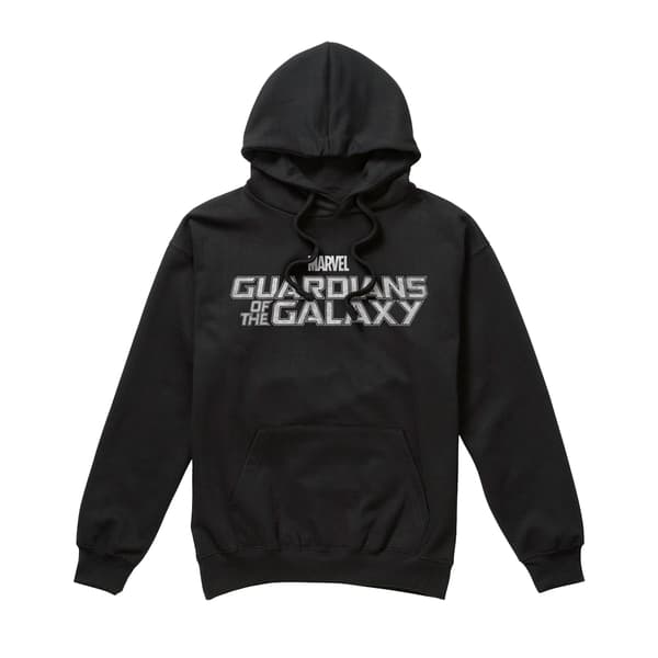 Guardians Of The Galaxy Logo Hoodie för män Black L