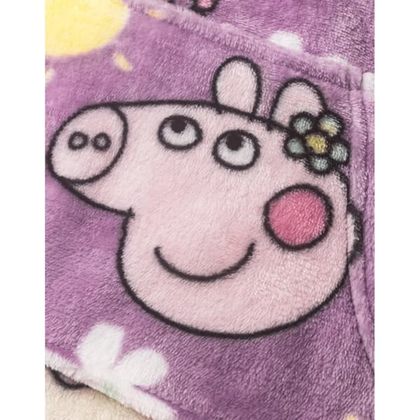 Peppa Pig Filt med huvtröja för flickor