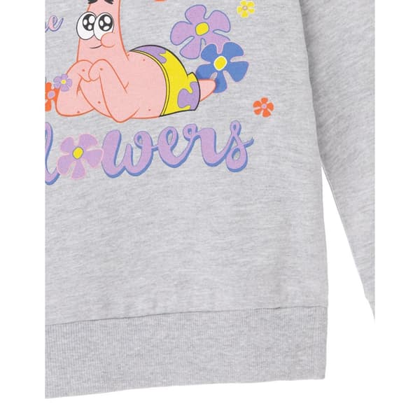 SpongeBob SquarePants Girls Stop And Smell The Flowers Hoodie