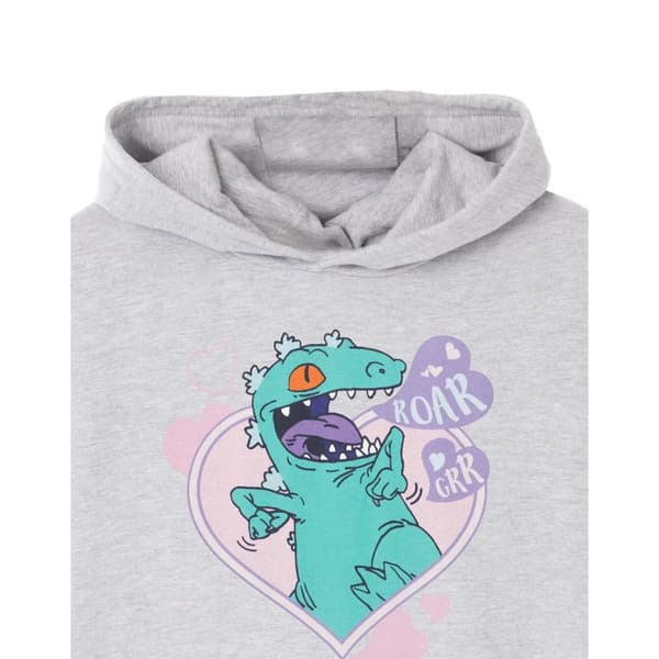 Rugrats Womens/Ladies Love Reptar Marl Hoodie
